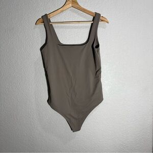 Abercrombie & Fitch Taupe One-Piece Swimsuit